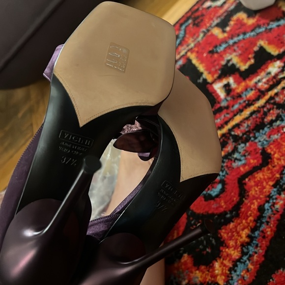 Stiletto eggplant high heels - Picture 7 of 7